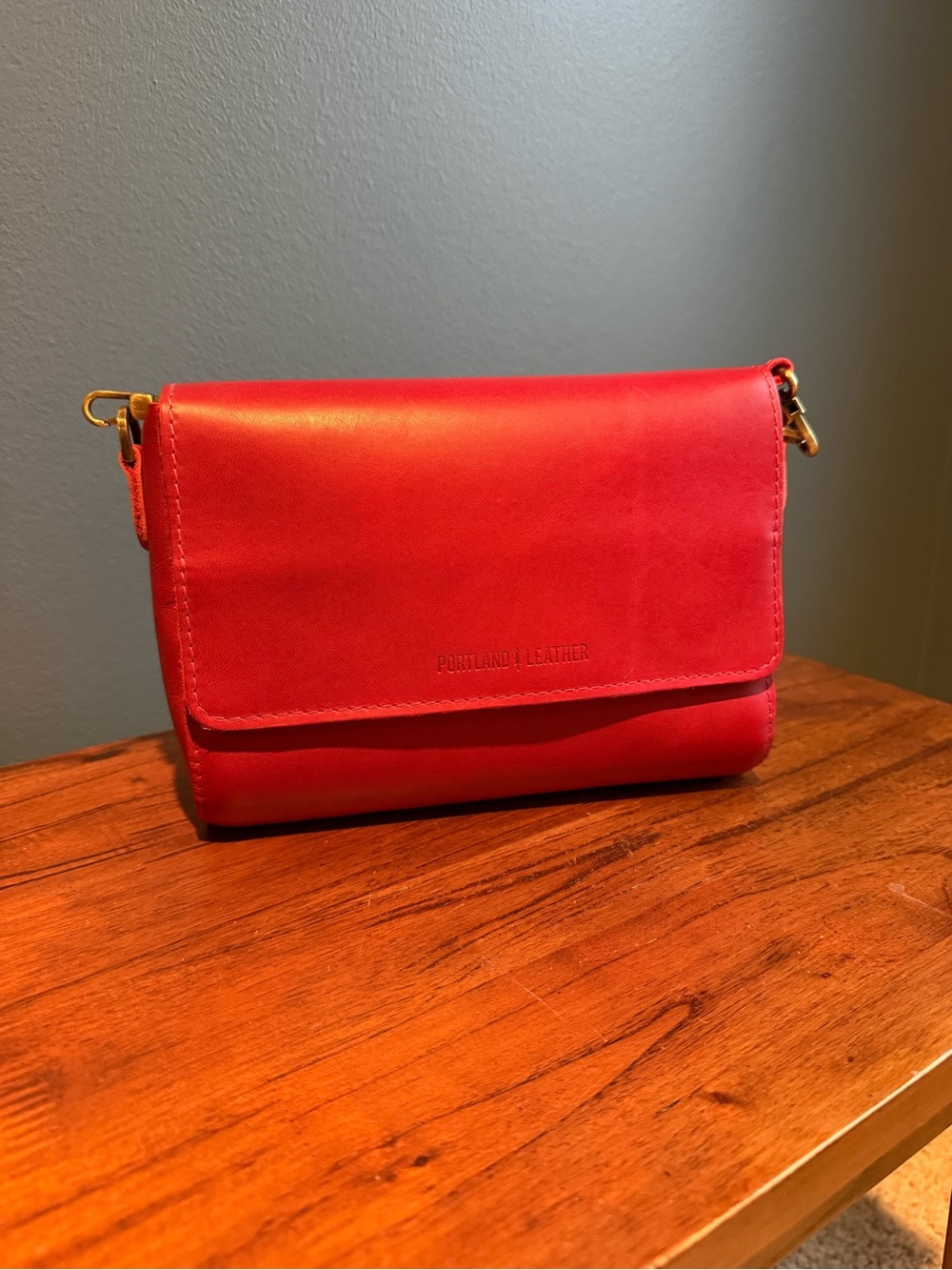 Portland Leather Goods - Metro, Ruby, medium
